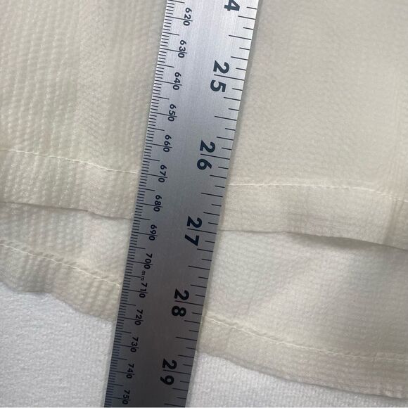 Vintage Paddle & Saddle By Rice Stix Sheer Cream Nylon Shirt Unisex L 50-60s - Picture 12 of 13